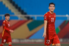 Thay vì những thất bại với tỷ sống đậm theo kiểu 'vùi dập,' tuyển Việt Nam kết thúc trận đấu trong thế 'ngẩng cao đầu.' (Ảnh: Hiển Nguyễn/Vietnam+)