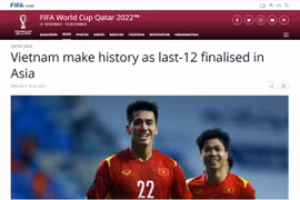 Bài viết trên trang chủ của FIFA. (Ảnh: Chụp màn hình)