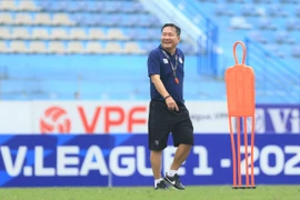 Huấn luyện viên Hoàng Văn Phúc. (Ảnh: CTV/Vietnam+)