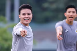 Tiền vệ Quang Hải một lần nữa khát khao tiếp tục gặt hái hàng loạt thành công trong sự nghiệp trong năm 2021. (Ảnh: Hiển Nguyễn/Vietnam+) 