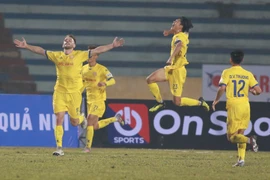 V-League 2021 chưa có phương án thi đấu trở lại trước tình hình dịch COVID-19 phức tạp. (Ảnh: Hiển Nguyễn/Vietnam+)