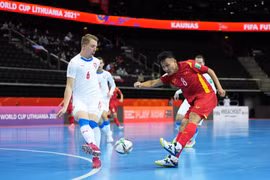 Cận cảnh đội tuyển Futsal Việt Nam xuất sắc giành vé vào vòng 1/8