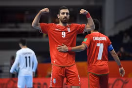 Iran là đội bóng châu Á duy nhất góp mặt ở vòng tứ kết FIFA Futsal World Cup 2021. (Ảnh: Getty Images) 