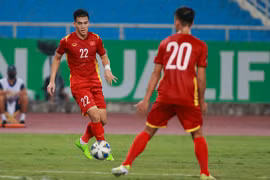 Đội tuyển Việt Nam và Thái Lan tạo nên 'chung kết sớm' tại AFF Cup 2020. (Ảnh: PV/Vietnam+)