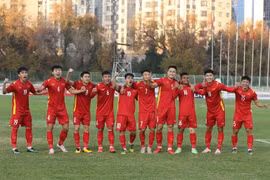 U23 Việt Nam vượt qua vòng loại U23 châu Á 2022 với hai chiến thắng. (Ảnh: VFF) 