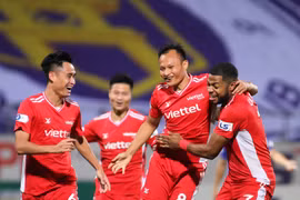 Viettel tập luyện tích cực tại Thái Lan trước ngày ra quân tại AFC Champions League 2021. (Ảnh: PV/Vietnam+) 