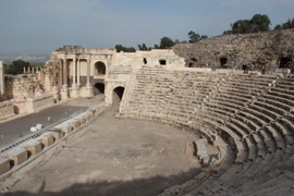 Beit She'an nằm ở vị trí chiến lược, ngay ngã ba của Thung lũng Jordan và Thung lũng Jezreel, án ngữ các tuyến đường kết nối từ Jordan qua các vùng lãnh thổ thuộc Palestine, Israel và tiến ra bờ biển Địa Trung Hải. (Ảnh: TTXVN)