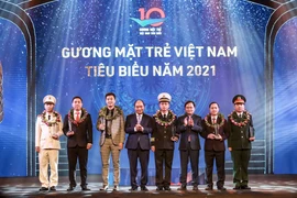 Những Gương mặt trẻ Việt Nam tiêu biểu 2021. (Ảnh: PV/Vietnam+)
