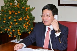 Phó Thủ tướng, Bộ trưởng Ngoại giao điện đàm với Ngoại trưởng Hoa Kỳ