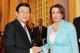 Chủ tịch nước tiếp đoàn Lãnh tụ phe thiểu số tại Hạ viện Hoa Kỳ