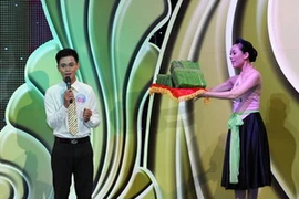 Thí sinh tham gia cuộc thi "Người dẫn chương trình truyền hình 2010." (Nguồn: Internet)