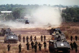 Cảnh trong phim "Giải phóng Sài Gòn." (Ảnh: BTC cung cấp)