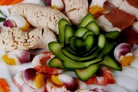 Món ăn chay được trình bày hấp dẫn. (Nguồn: Google.com)