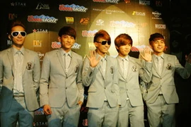 Nhóm nhạc 365 của "bà bầu" Ngô Thanh Vân. (Nguồn: Internet)