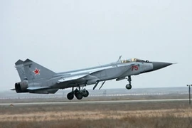 Máy bay tiêm kích đánh chặn siêu âm MiG-31. (Ảnh: RIA Novosti)