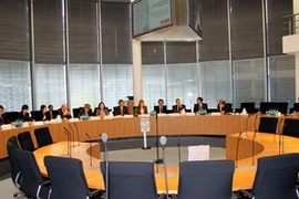 Toàn cảnh cuộc đối thoại. (Ảnh: Văn Long/Vietnam+)