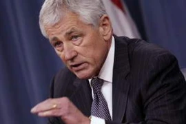 Bộ trưởng Quốc phòng Mỹ Chuck Hagel. (Nguồn: Reuters) 