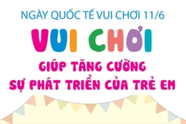 Vui chơi giúp tăng cường sự phát triển của trẻ em