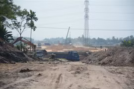 Công trình đường Vành đai phía tây đoạn Quốc lộ 14B đến đường Hồ Chí Minh (huyện Hòa Vang, thành phố Đà Nẵng). (Ảnh: Văn Dũng/TTXVN)