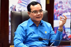 Quang cảnh cuộc hội đàm. (Nguồn: acn.cu)