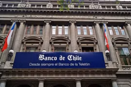 Ngân hàng Trung ương Chile đã tăng lãi suất trong những tháng gần đây, và không loại trừ động thái này sẽ còn tiếp diễn. (Ảnh: Reuters/TTXVN)