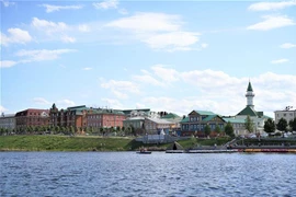 Một khu làng ở thành phố Kazan - thủ phủ của Cộng hòa Tatarstan thuộc Liên bang Nga. (Ảnh: Duy Trinh/TTXVN)
