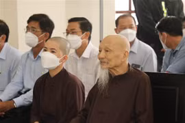 Bị cáo Lê Tùng Vân tại phiên xét xử. (Ảnh: Bùi Giang/TTXVN)