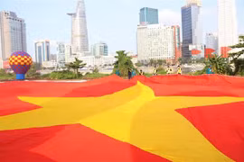 Thành phố Hồ Chí Minh trong lễ hội Tết Độc lập, ngày 2/9/2022. (Ảnh: Thu Hương/TTXVN)