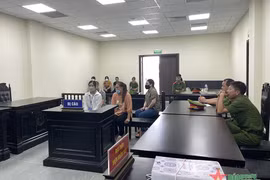 Phiên tòa xét xử các bị cáo. (Ảnh: qdnd.vn)