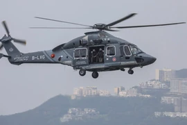 Một chiếc trực thăng cứu hộ của chính quyền Hong Kong (Trung Quốc). (Nguồn: scmp.com)