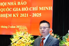 Ông Lê Quốc Minh, Chủ tịch Hội Nhà báo Việt Nam. (Ảnh: Văn Điệp/TTXVN)