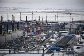 Trạm bơm khí đốt Bovanenkovo của Nga ở bán đảo Yamal thuộc Bắc cực. (Ảnh: AFP/TTXVN)