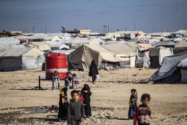 Trại tị nạn Al-Hol ở Syria. (Ảnh: AFP/TTXVN)