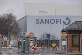 Trụ sở công ty Sanofi tại Frankfurt am Main (Đức). (Ảnh: AFP/TTXVN)