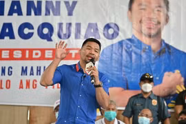 Ông Pacquiao bày tỏ hy vọng chính quyền sắp tới của ông Marcos Jr sẽ đạt được thành công và có những chính sách hỗ trợ những người nghèo khó. (Nguồn: france24.com)