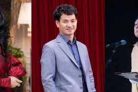 Nghệ sỹ Nhân dân Thanh Lam, Xuân Bắc, Lê Chức. (Ảnh: Vietnam+)