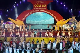 Quang cảnh lễ khai mạc. (Ảnh: Thanh Vũ/TTXVN)