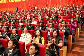 Các đại biểu tham dự phiên khai mạc Đại hội. (Ảnh: TTXVN)