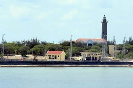 Một góc đảo Song Tử Tây thuộc quần đảo Trường Sa của Việt Nam. (Ảnh: Phạm Kiên/TTXVN)