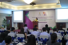 Quang cảnh buổi đào tạo. (Ảnh: Hoàng Hải/Vietnam+)