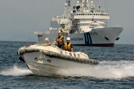 Lực lượng phòng vệ Nhật Bản trong một cuộc tập trận. (Nguồn: AFP/TTXVN)