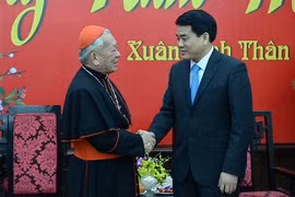 Chủ tịch thành phố Hà Nội tiếp đón và chúc Tết các đoàn tôn giáo