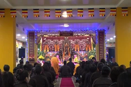 Quang cảnh buổi lễ. (Ảnh: Duy Trinh/Vietnam+)