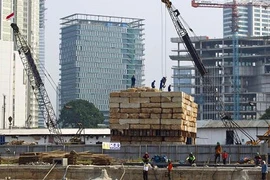 Một công trường ở Indonesia. (Nguồn: AFP)