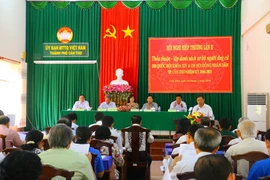 Quang cảnh hội nghị hiệp thương ở thành phố Cần Thơ. (Nguồn: TTXVN)