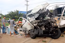 Hiện trường một vụ tai nạn. (Ảnh minh họa: Nguyễn Thanh/TTXVN)