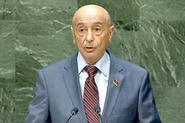 Chủ tịch Quốc hội được cộng đồng quốc tế thừa nhận của Libya, ông Aguila Saleh. (Nguồn: America.pink)