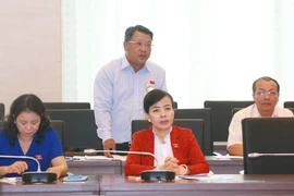  Ðại biểu Quốc hội tỉnh Lâm Đồng Nguyễn Tạo phát biểu tại hội nghị. (Ảnh: Doãn Tấn/TTXVN)