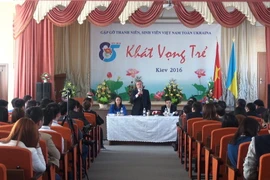 Quang cảnh buổi gặp gỡ. (Ảnh: Duy Trinh/Vietnam+)