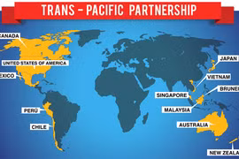 Các quốc gia tham gia ký kết TPP. (Nguồn: anongalactic.com)